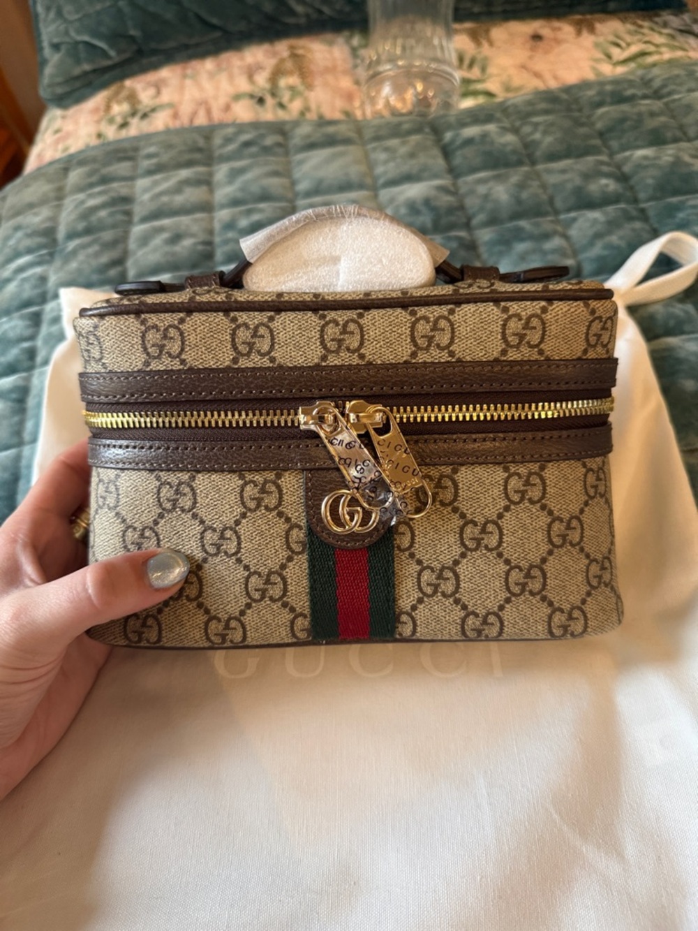 Ophidia small vanity bag